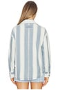 view 3 of 4 X Crossroads Striped Shirt in Indigo Combo