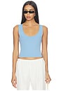 view 1 of 4 CAMISETA DE TIRANTES FREE PEOPLE CLEAN LINES in Blissful Blue