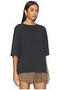 view 2 of 4 Perfect Oversized Tee in Black