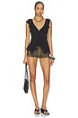 view 4 of 4 Blythe Vest Top in Black