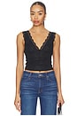 view 1 of 4 X Intimately Loved You First Lace Tank in Black