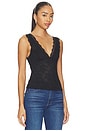view 2 of 4 X Intimately Loved You First Lace Tank in Black
