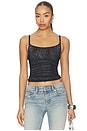 view 1 of 4 X Intimately Sugar And Spice Cami in Black & Grey Cheetah