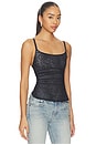 view 2 of 4 X Intimately Sugar And Spice Cami in Black & Grey Cheetah