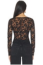 view 3 of 5 X Intimately Early Sunsets Layering Top in Black