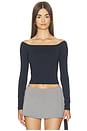 view 1 of 4 X Intimately Round Two Off The Shoulder Top in Black