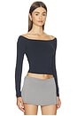view 2 of 4 X Intimately Round Two Off The Shoulder Top in Black