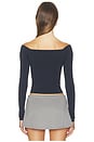 view 3 of 4 X Intimately Round Two Off The Shoulder Top in Black
