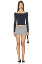 view 4 of 4 X Intimately Round Two Off The Shoulder Top in Black