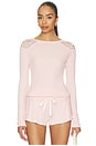 view 1 of 4 X Intimately Made You Blush Layering Top in Pink Lotus