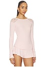 view 2 of 4 X Intimately Made You Blush Layering Top in Pink Lotus
