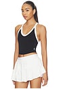 view 2 of 4 CARACO ALL CLEAR VNECK COLORBLOCK in Black & White