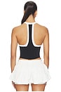 view 3 of 4 CARACO ALL CLEAR VNECK COLORBLOCK in Black & White
