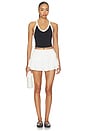 view 4 of 4 CARACO ALL CLEAR VNECK COLORBLOCK in Black & White