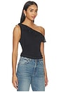 view 3 of 5 Isla One Shoulder Top in Black