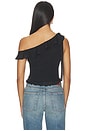 view 4 of 5 Isla One Shoulder Top in Black