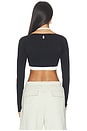 view 3 of 4 x FP Movement Good Karma Ultra Crop Top in Black