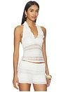 view 2 of 5 x Intimately FP Flirty Frills Halter in Clean Ivory