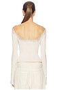 view 3 of 4 Oh My Darling Long Sleeve Top in Oatmeal Heather