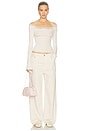 view 4 of 4 Oh My Darling Long Sleeve Top in Oatmeal Heather