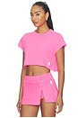 view 2 of 4 T-SHIRT CROPPED HOT SHOT in Hot Pink