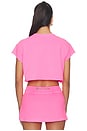 view 3 of 4 T-SHIRT CROPPED HOT SHOT in Hot Pink