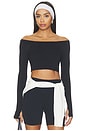 view 1 of 4 x FP Movement High Plank Ots Layer Top in Black
