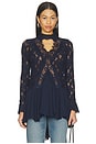 view 1 of 6 First Crush Lace Tunic in Deeper Iris