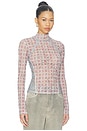 view 2 of 5 Lyric Long Sleeve Top in Tea Combo