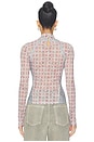 view 4 of 5 Lyric Long Sleeve Top in Tea Combo