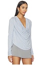 view 2 of 4 TOP MANCHES LONGUES JANE in Grey Dawn