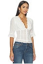 view 2 of 5 Salone Eyelet Top in Clean Ivory