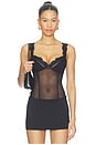 view 1 of 6 X Intimately Fiona Bodysuit in Black