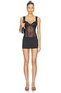 view 6 of 6 X Intimately Fiona Bodysuit in Black