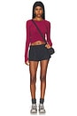 view 5 of 4 x FP Movement Tempo Ruched Longsleeve Top in Brick