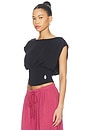 view 2 of 5 x FP Movement Light Of Day Banded Tee in Black