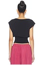 view 4 of 5 x FP Movement Light Of Day Banded Tee in Black