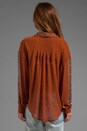 view 3 of 7 Printed Easy Rider Button Down in Rust Combo