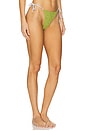 view 2 of 5 x free-est Michelle Triangle Bikini Bottom in Guacamole