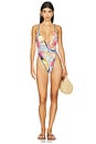 view 1 of 4 x free-est Printed Amber One Piece Swimsuit in Oasis Print