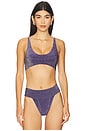 view 1 of 5 x free-est Farrah Crop Bikini Top in Purple Corallites
