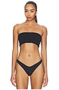 view 1 of 4 x free-est Lola Bandeau Bikini Top in Black