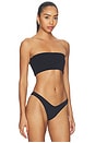 view 2 of 4 x free-est Lola Bandeau Bikini Top in Black
