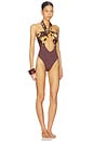 view 2 of 4 Miley Convertible One Piece Swimsuit in Golden