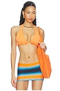 view 1 of 4 Brandi Bikini Top in Tangerine