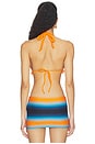 view 3 of 4 Brandi Bikini Top in Tangerine