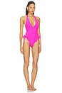 view 2 of 3 BAÑADOR LYRA SOLID in Suco & Neon Pink