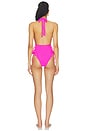 view 3 of 3 BAÑADOR LYRA SOLID in Suco & Neon Pink