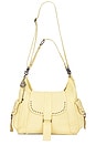 view 1 of 5 Wtf Leigh Distressed Hobo Bag in Butter Yellow