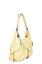 view 4 of 5 Wtf Leigh Distressed Hobo Bag in Butter Yellow